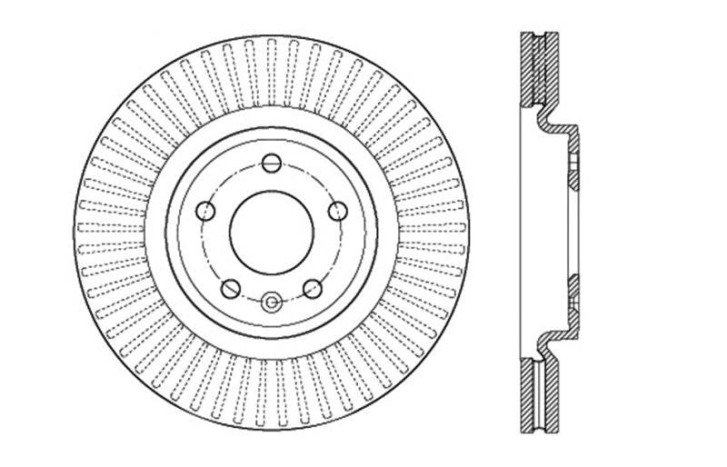 StopTech Drilled Sport Brake Rotor