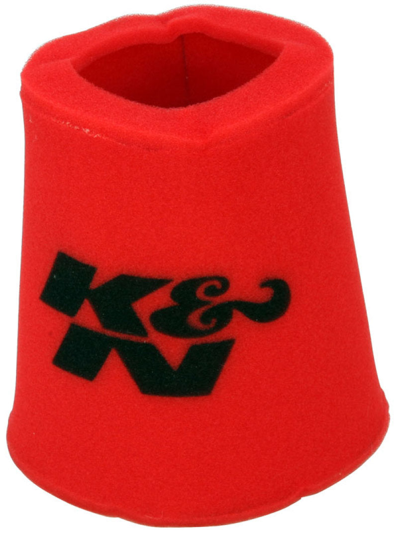K&amp;N Airforce Pre-Cleaner Round Tapered Red Air Filter Foam Wrap 6in Base ID x 5in Top ID x 9in H