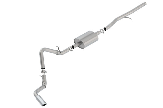 Borla 2019 Silv/Sierra C/B Exhaust S-Type 1500 5.3L V8 AT 2&amp;4WD EC STB(78.8) CC SB(69.3) 147.4 WB