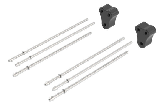 Borla Hanger &amp; Isolator Kit - 6 Hanger Rods &amp; 2 Rubber Isolators