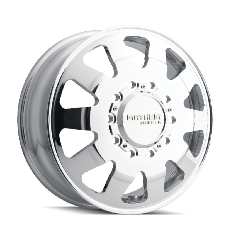 Mayhem 8181 Challenger Dually 22x8.25 / 10x225 BP / 169mm Offset / 170.1mm Hub Polished Wheel