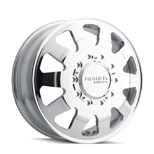 Mayhem 8181 Challenger Dually 22x8.25 / 10x225 BP / 169mm Offset / 170.1mm Hub Polished Wheel