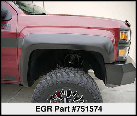 EGR 14+ Chev Silverado 6-8ft Bed Rugged Look Fender Flares - Set