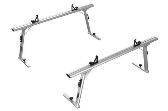 Thule TracRac SR Sliding Overhead Truck Rack - Compact (RACK ONLY/Req. SR Base Rails) - Silver