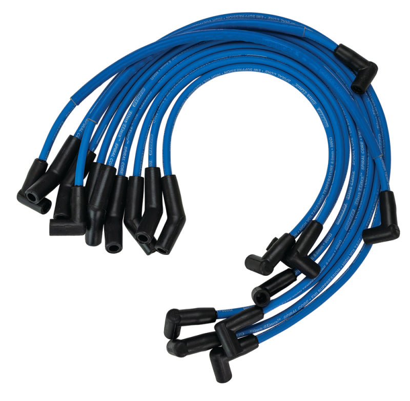 Moroso Custom Ignition Wire Set - Blue Max - Spiral Core