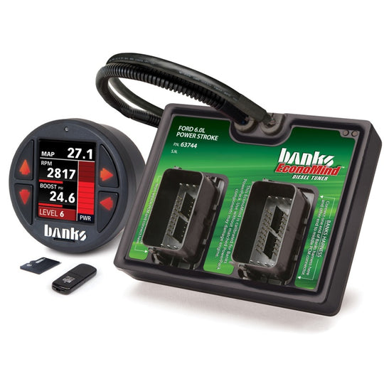 Banks Power 03-07 Ford F-250/F-350/F-450 6.0L Economind Diesel Tuner w/ Banks iDash-1.8 DataMonster