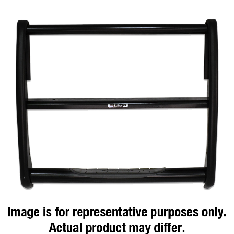 Go Rhino 03-06 Chevrolet Avalanche 1500 3000 Series StepGuard - Black (Center Grille Guard Only)