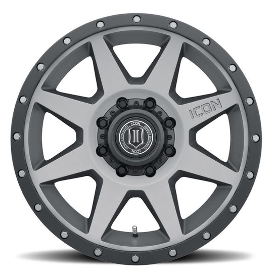 ICON Rebound 20x9 8x6.5in 12mm Offset 5.5in BS Titanium Wheel