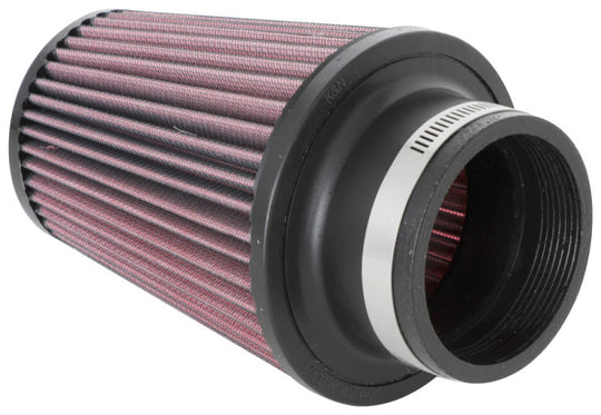 K&amp;N Universal Clamp-On Air Filter 3in Flange ID x 5in Base OD x 3.5in Top OD x 6in Height