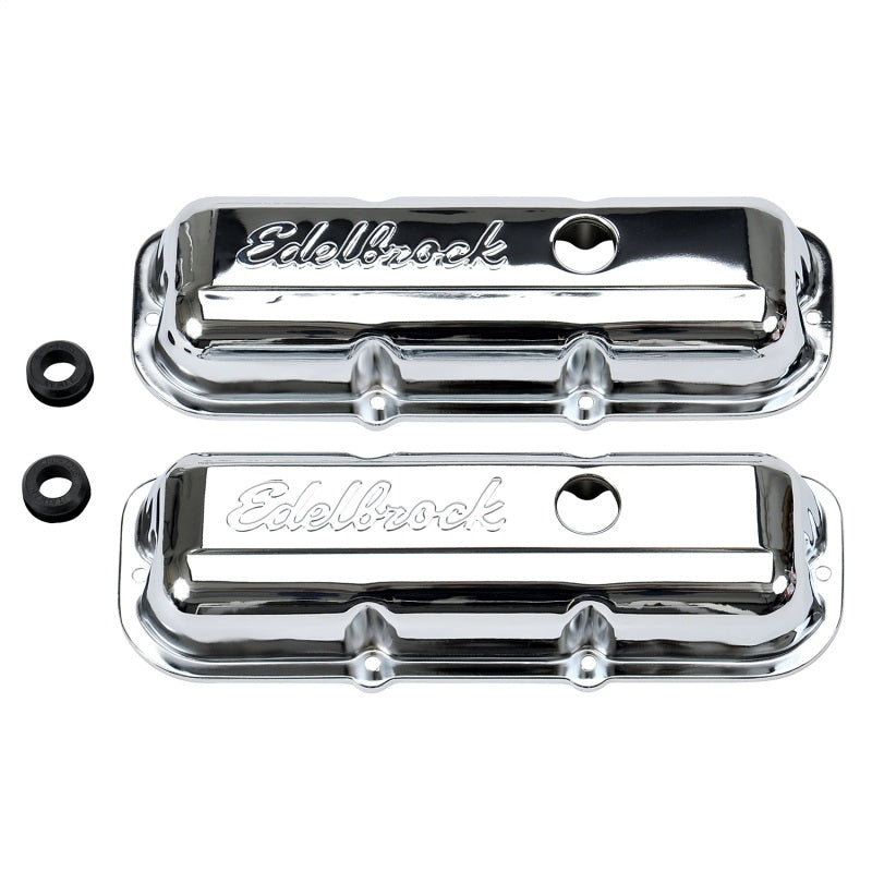 Edelbrock Valve Cover Signature Series Chevrolet 1982-1993 2 8L 60 V6 Chrome