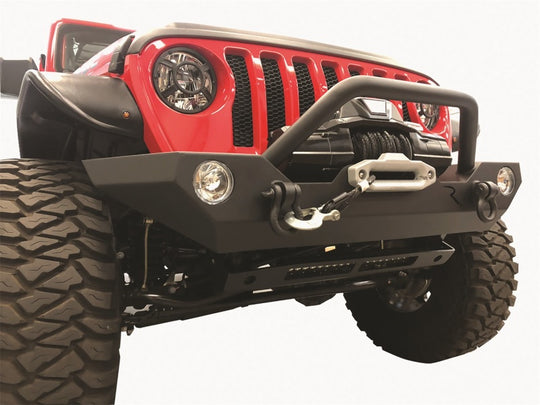 Rampage 07-22 Jeep Wrangler JL/JK & 20-22 Gladiator JT Rock Rage Front Bumper - Black