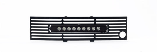 Putco 11-14 Ford F-150 EcoBoost SS Blk Bar Bumper Grille Insert w/ 10in Luminix Light Bar