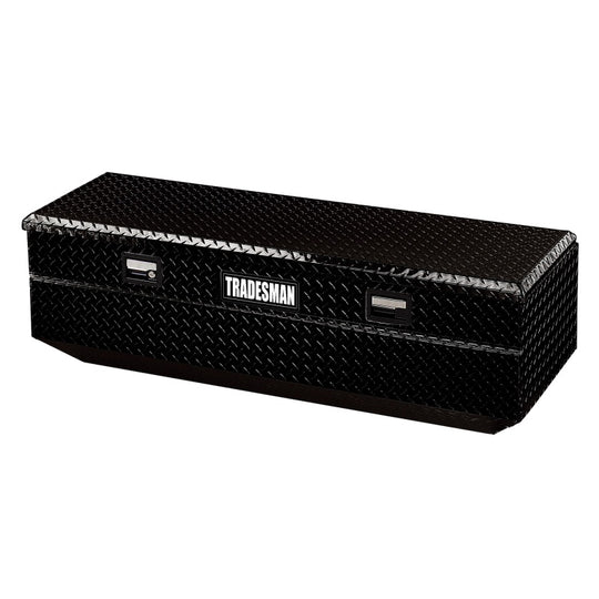 Tradesman Aluminum Flush Mount Truck Tool Box (48in.) - Black