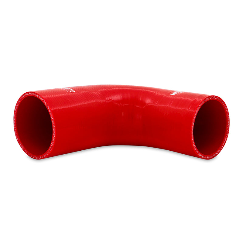 Mishimoto Silicone Reducer Coupler 90 Degree 2in to 2.25in - Red