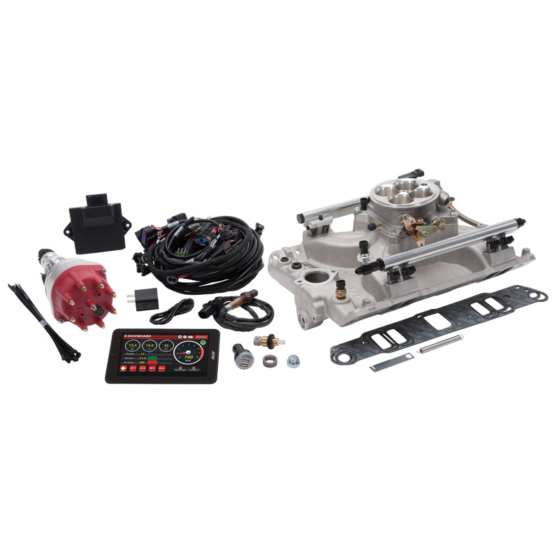 Edelbrock Pro Flo 4 EFI System Seq Port Pontiac 326-455ci 625 Max HP 35lb/hr Satin Finish