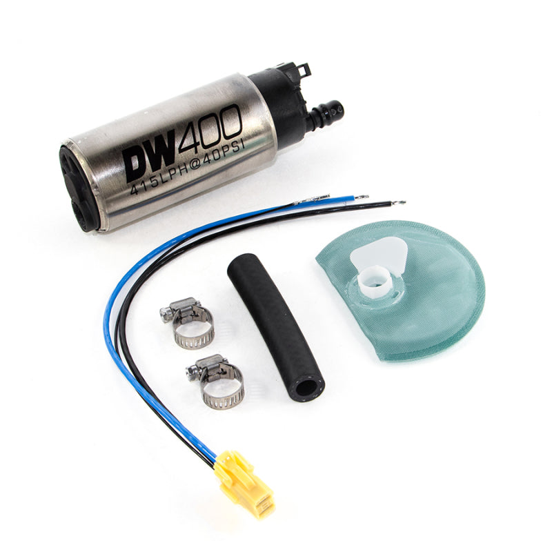 DeatschWerks 415LPH DW400 In-Tank Fuel Pump w/ 9-1045 Install Kit 05-10 Ford Mustang (Except GT500)