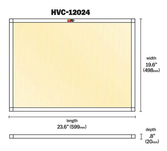 K&N HVAC Filter - 20 x 24 x 1