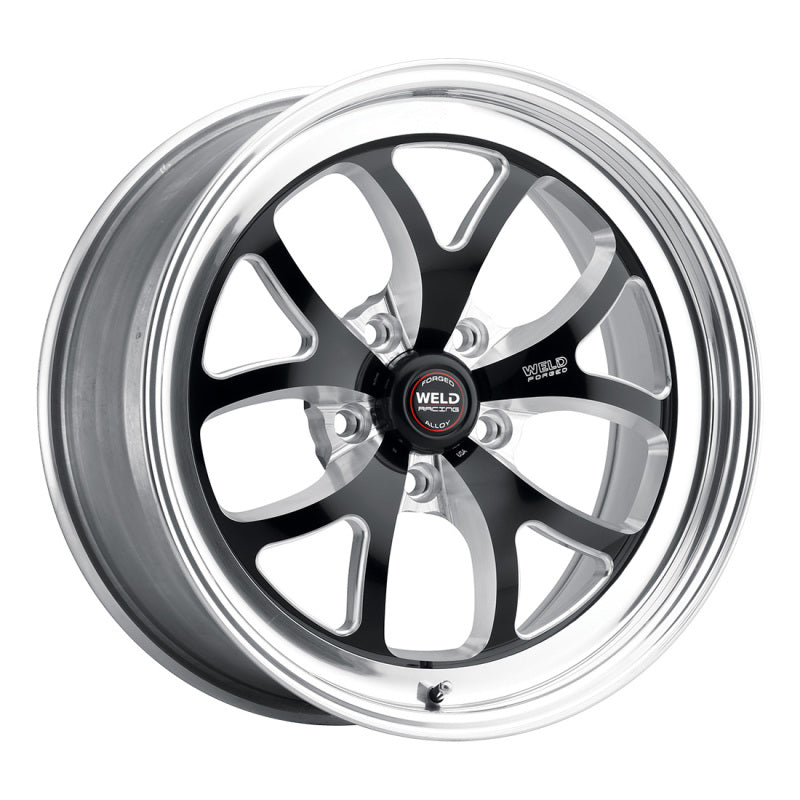 Weld S76 15x10.33 / 5x4.75 BP / 4.5in. BS Black Wheel (Low Pad) - Non-Beadlock