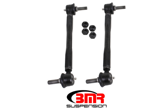 BMR 05-14 S197 Mustang Front Sway Bar End Link Kit - Black