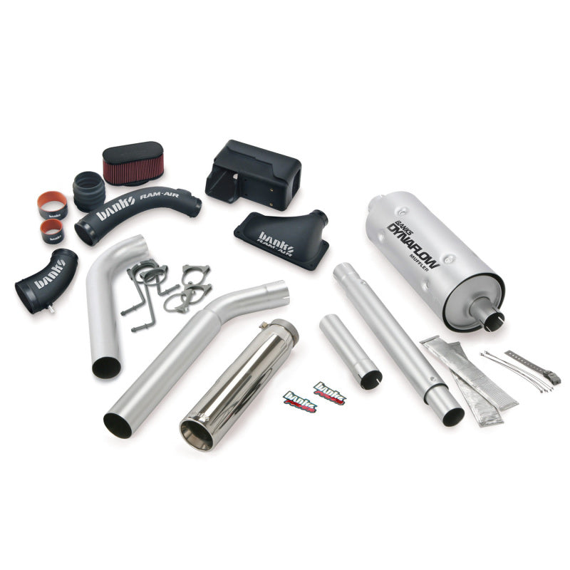 Banks Power 16-17 Ford 6.8L MH-A Stinger Bundle - SS Single Exhaust Left Exit w/ Chrome Tip