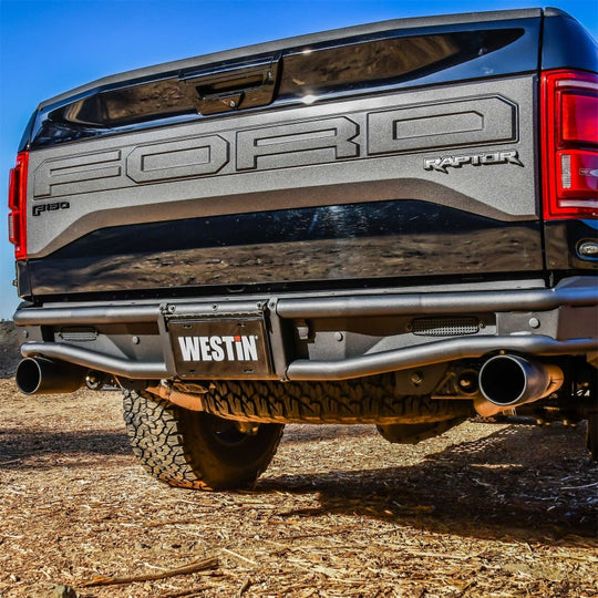 Westin 17-20 Ford F-150 Raptor Outlaw Rear Bumper - Tex. Blk