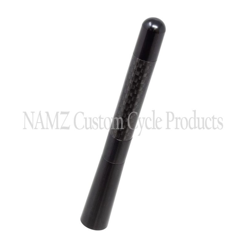 NAMZ HD Models w/Existing Audio Antenna Plug-N-Play AM/FM Alum Stubby Antenna w/Carbon Fiber Insert