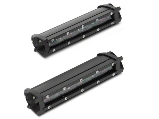 Raxiom 18-23 Jeep Wrangler JL Axial Series 6-In Rear Window Mounted LED Light Bars