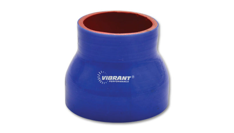 Vibrant 4 Ply Reducer Coupler 3in ID x 2.5in ID x 4.5n Long - Blue