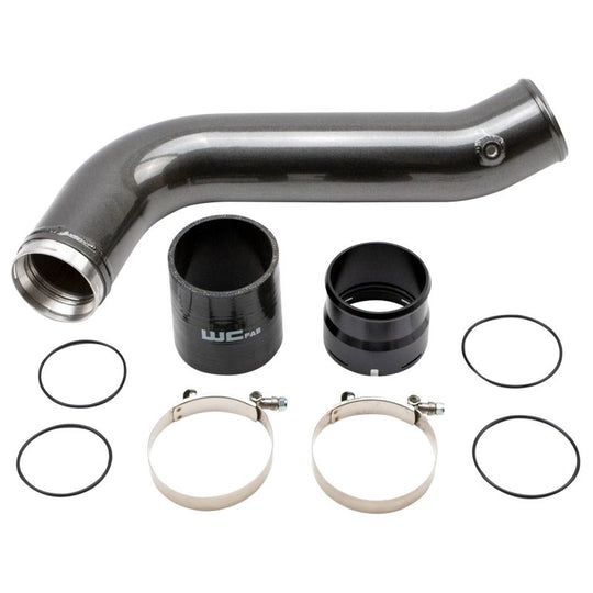 Wehrli 20-24 Chevrolet 6.6L L5P Duramax Passenger Side 3.5in Intercooler Pipe - Bronze Chrome