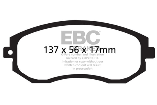 EBC 12+ Scion FR-S 2 Ultimax2 Front Brake Pads