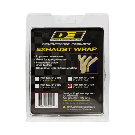 DEI Exhaust Wrap 2in x 15ft - Black