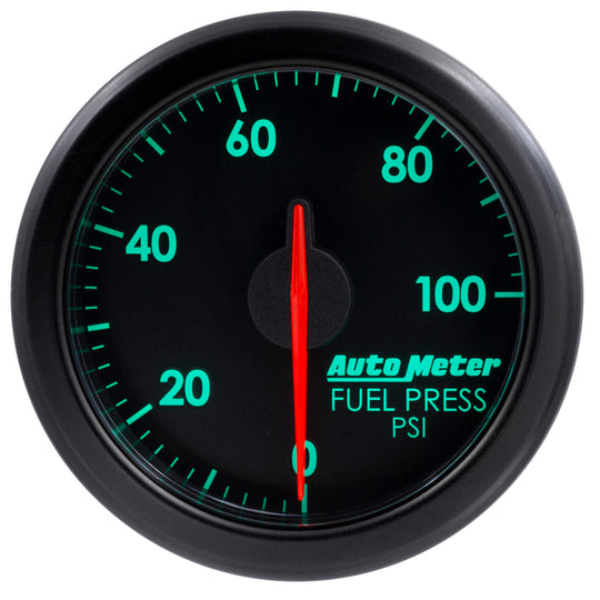 Autometer Airdrive 2-1/6in Fuel Pressure Gauge 0-100 PSI - Black