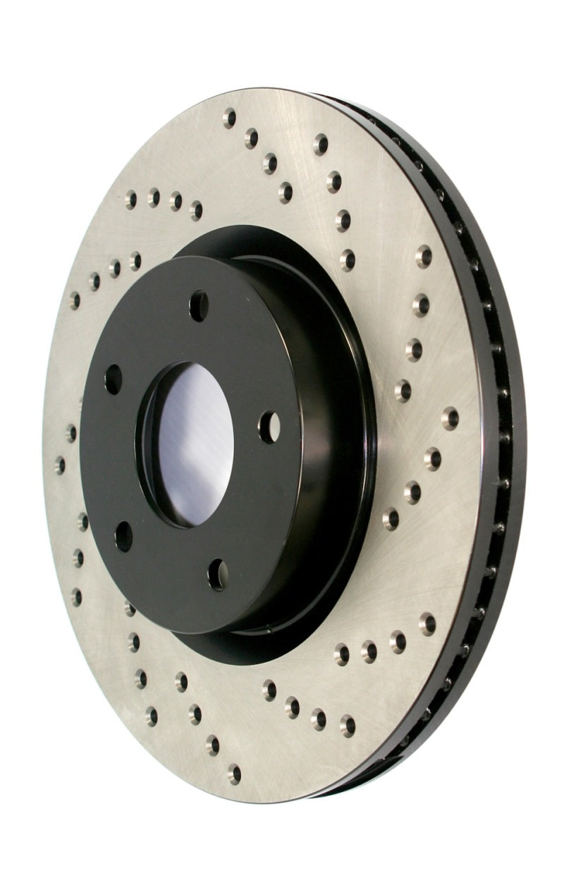 StopTech 05-10 Jeep Grand Cherokee Drilled Left Front Cryo Rotor