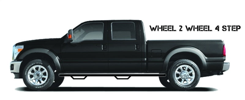 N-Fab Nerf Step 10-17 Dodge Ram 2500/3500 Mega Cab 6.4ft Bed - Tex. Black - W2W - 3in