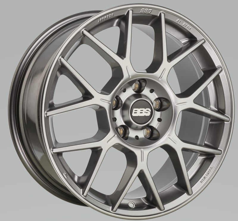 BBS XR 19x8.5 5x112 ET30 Platinum Gloss Wheel -82mm PFS/Clip Required