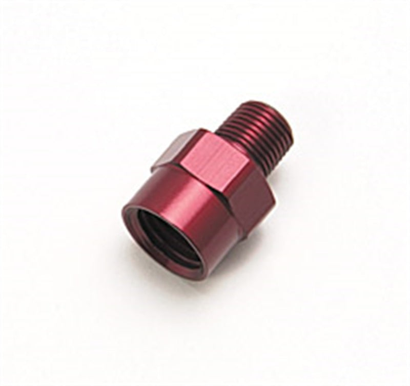 Russell Performance 1/8in Male to 1/4in Female Pipe Bushing Reducer (Red)