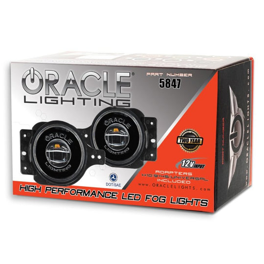 Oracle Jeep Wrangler JL/Gladiator JT Sport High Performance W LED Fog Lights - Amber SEE WARRANTY