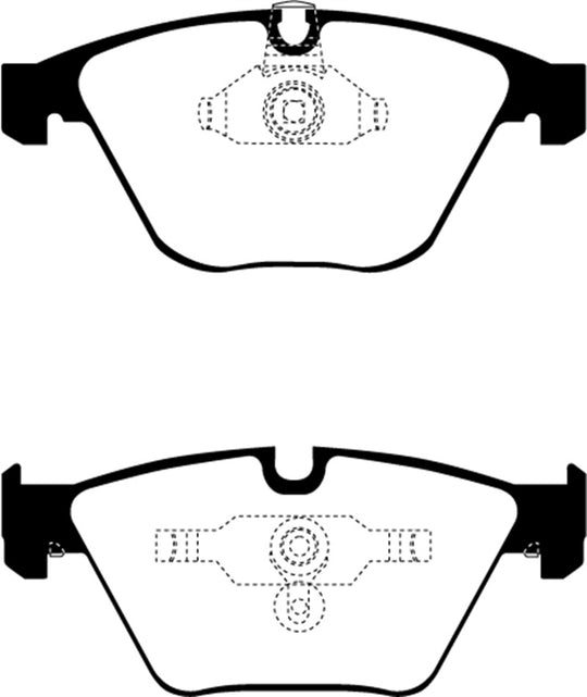 EBC 08-10 BMW M3 4.0 (E90) Redstuff Front Brake Pads