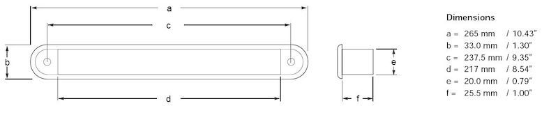 Hella Interior Strip Lamp Md12 White 2Ja