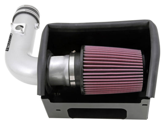 K&amp;N 13 Subaru BRZ 2.0L / 13 Scion FR-S 2.0L Silver 69 Series Typhoon Intake