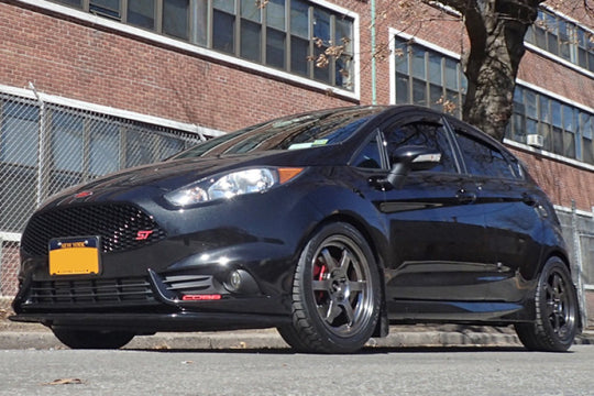 Rally Armor 13-19 Ford Fiesta ST Black UR Mud Flap w/Silver Logo