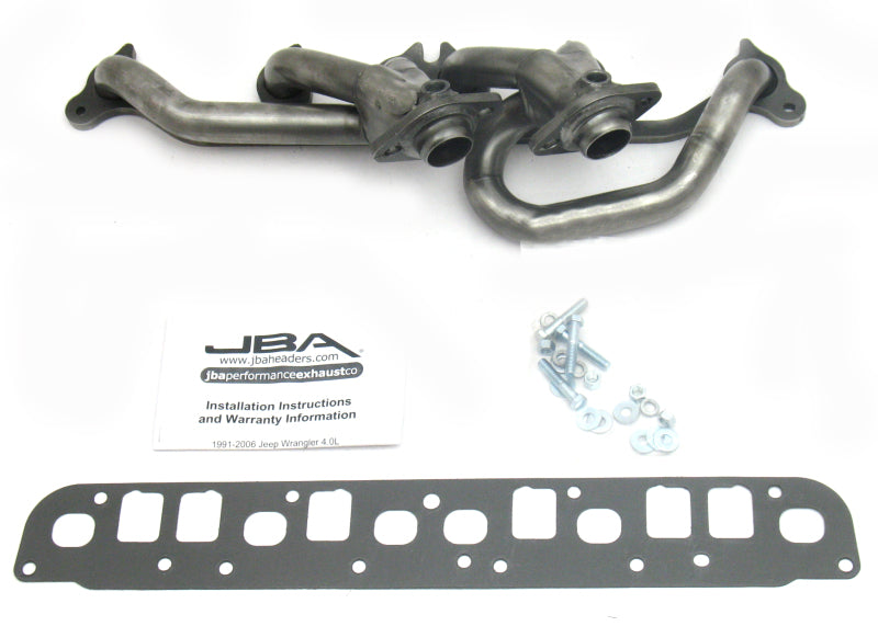 JBA 00-06 Jeep 4.0L 1-1/2in Primary Raw 409SS Cat4Ward Header