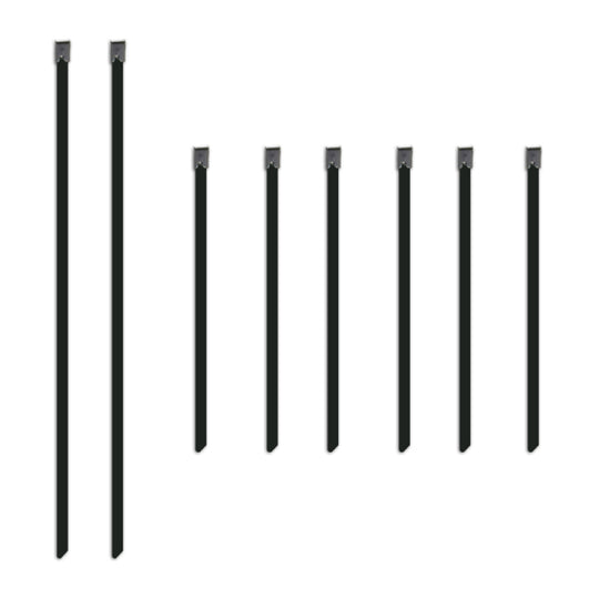 Mishimoto Set of Six 6in &amp; Two 14in Stainless Steel Locking Ties