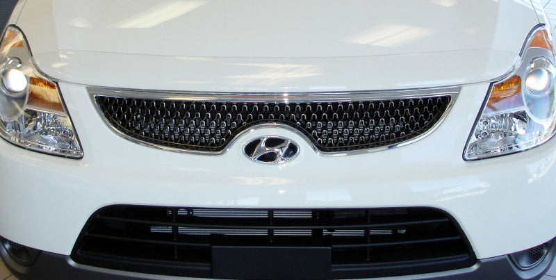 AVS 07-11 Hyundai Veracruz High Profile Bugflector II Hood Shield - Smoke