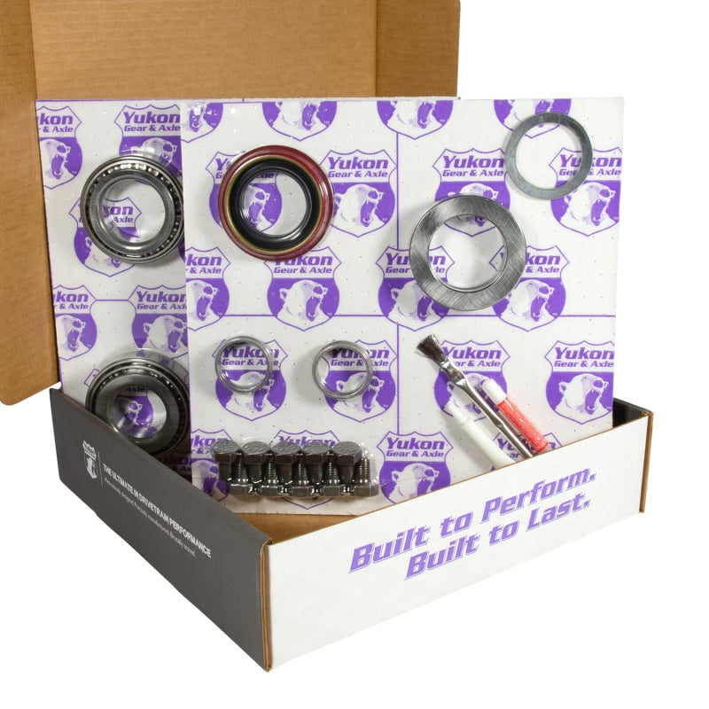 Yukon 8.8in Ford 3.73 Rear Ring & Pinion Install Kit 2.99in OD Axle Bearings and Seals