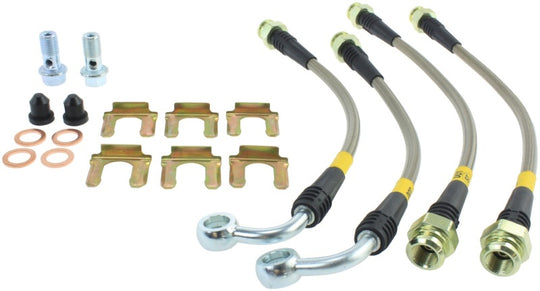 StopTech 05-06 LGT Stainless Steel Rear Brake Lines (4 Line Kit)