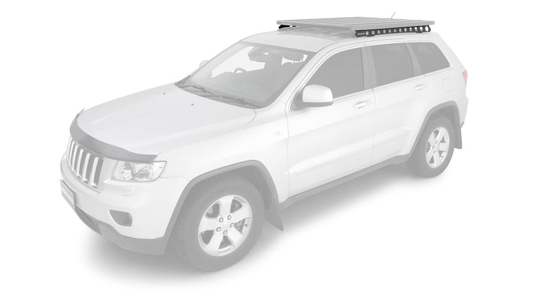 Rhino-Rack 11-21 Jeep Grand Cherokee WK2 4DR (w/ Metal Roof Rails) Backbone Mounting System - Black