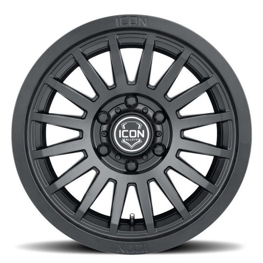 ICON Recon SLX 17x8.5 5x4.5 0mm Offset 4.75in BS 71.5mm Bore Satin Black Wheel