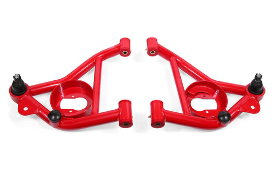 BMR 78-87 G-Body Non-Adj. Lower A-Arms (Polyurethane) - Red