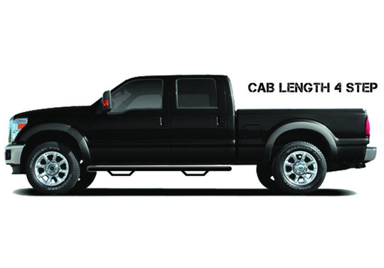 N-Fab Nerf Step 19-20 Chevy/GMC 1500 Regular Cab - Cab Length - Gloss Black